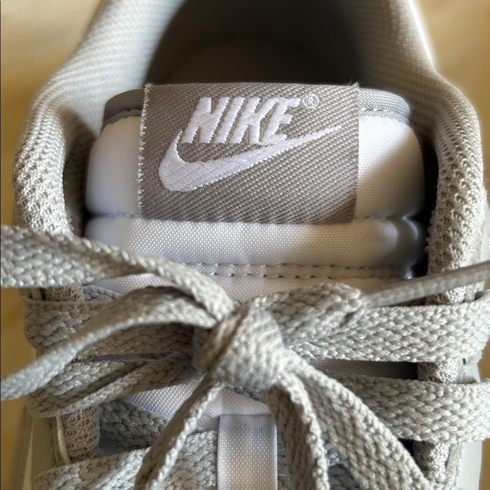 Nike Dunk Low Retro Mens Gray & White Lifestyle Sneakers Size 10 - Picture 12 of 15